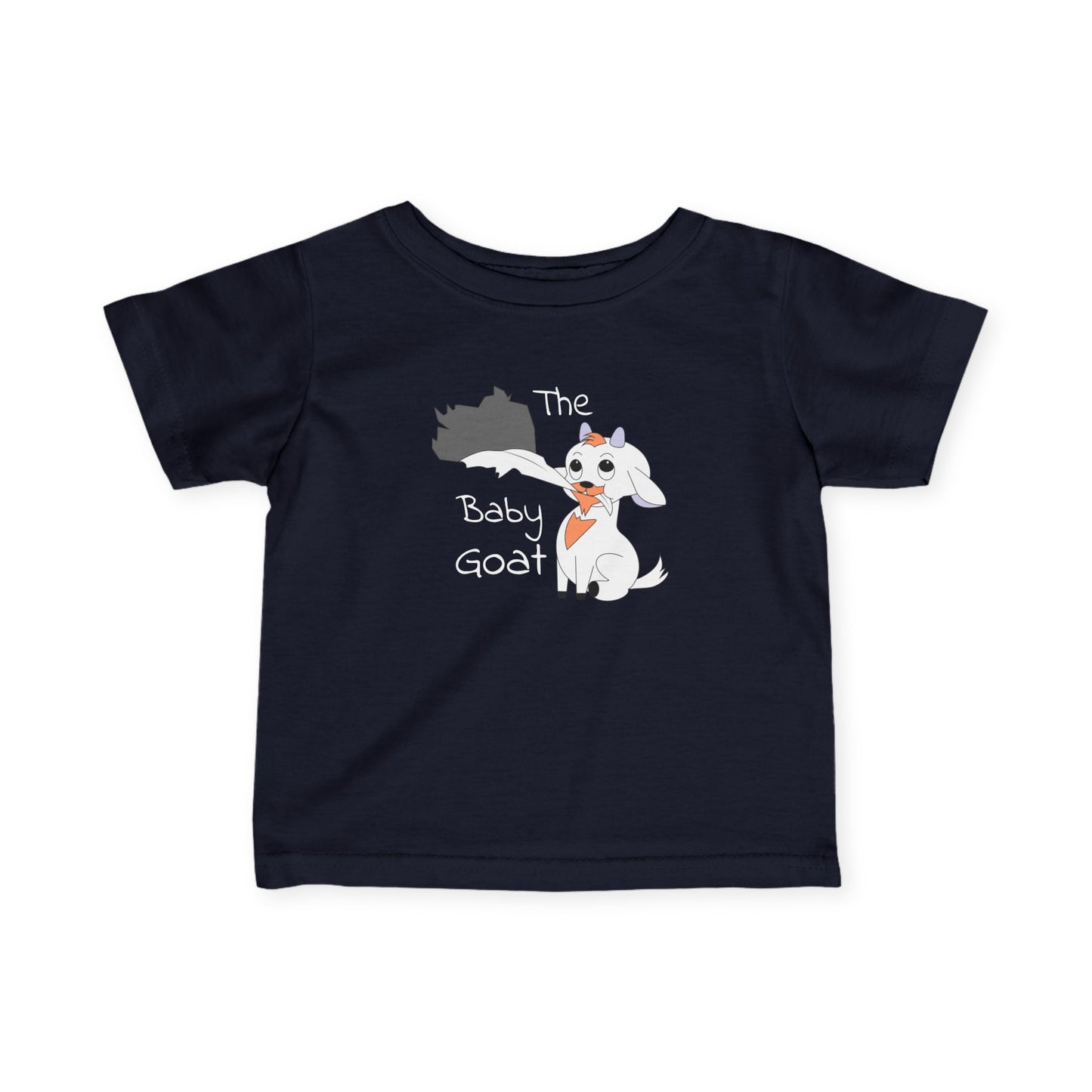 Baby Goat Infant Tee, Cute Baby Animal Shirt, Toddler Gift for New Parents, Baby Shower Present, Animal Lover Apparel