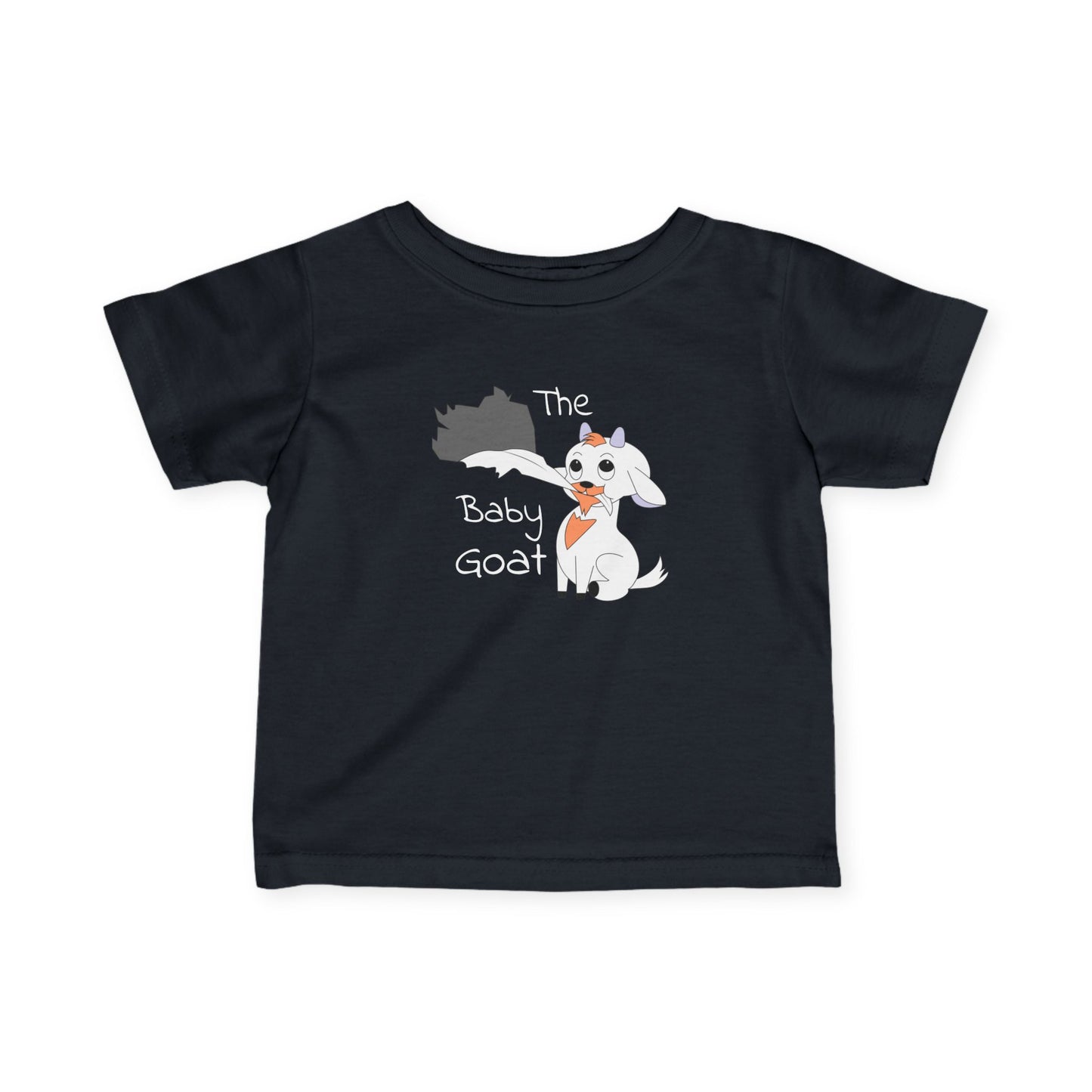 Baby Goat Infant Tee, Cute Baby Animal Shirt, Toddler Gift for New Parents, Baby Shower Present, Animal Lover Apparel