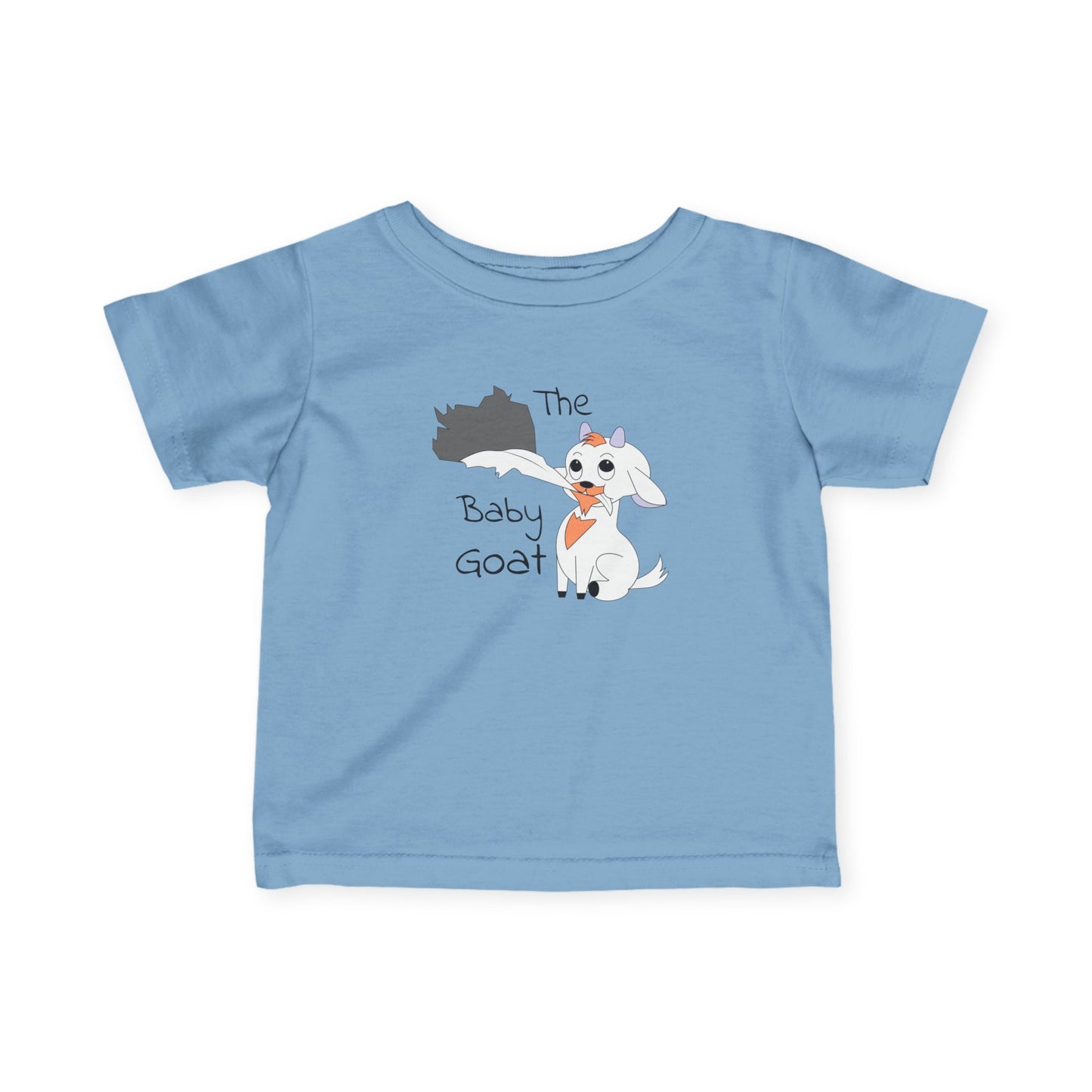Baby Goat Infant Tee, Cute Baby Animal Shirt, Toddler Gift for New Parents, Baby Shower Present, Animal Lover Apparel